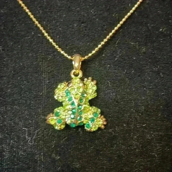 Lauren-Spencer Frog Necklace - Picture 3 of 10